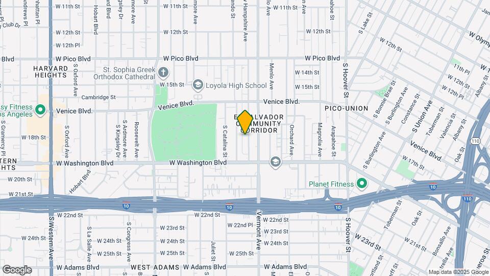 1731 1/2 S New Hampshire Ave Map and Location Details