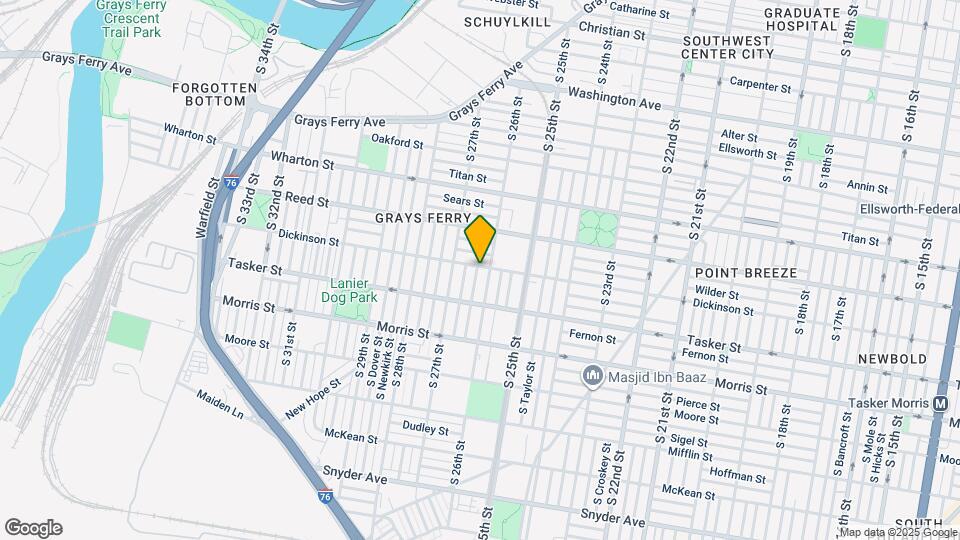 1503 S Bailey St Map and Location Details