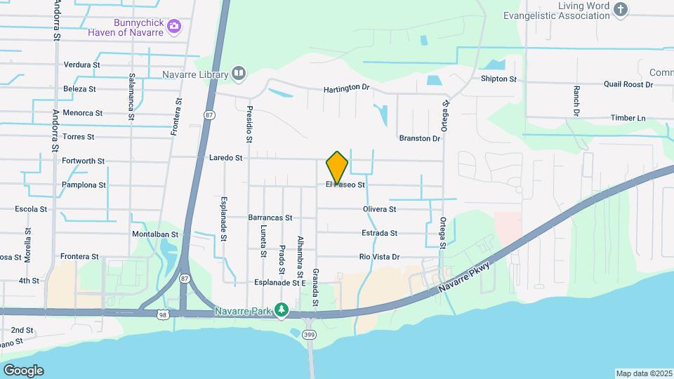 8625 El Paseo St Map and Location Details