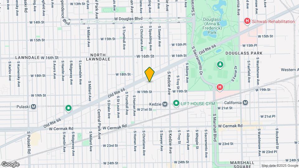 1816 N Spaulding Ave, Unit 5 Map and Location Details