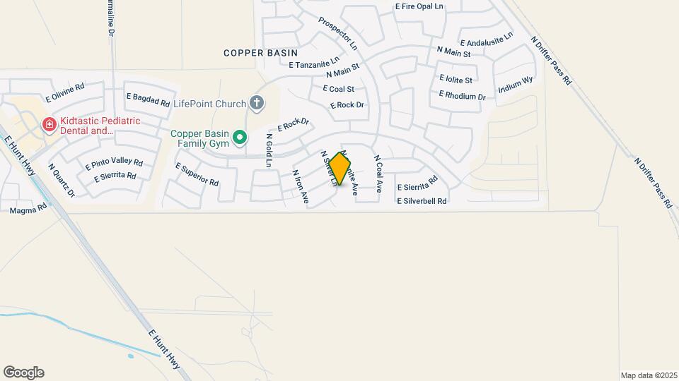 28043 N Silver Ln Map and Location Details