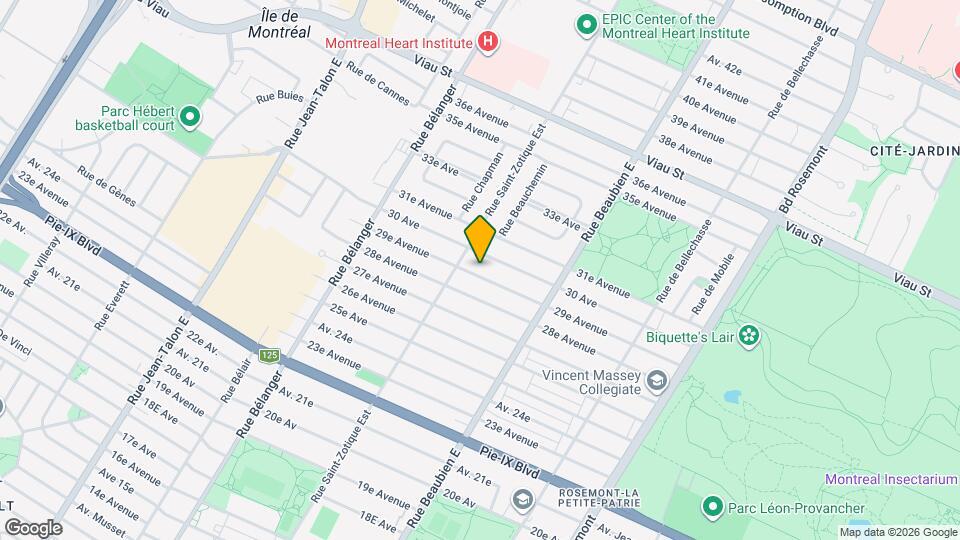 6665 29E Av Map and Location Details