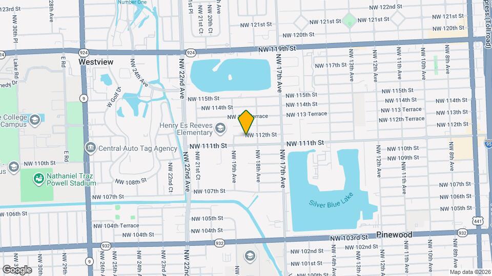 1840 NW 112th St Mapa y Detalles de la Ubicación