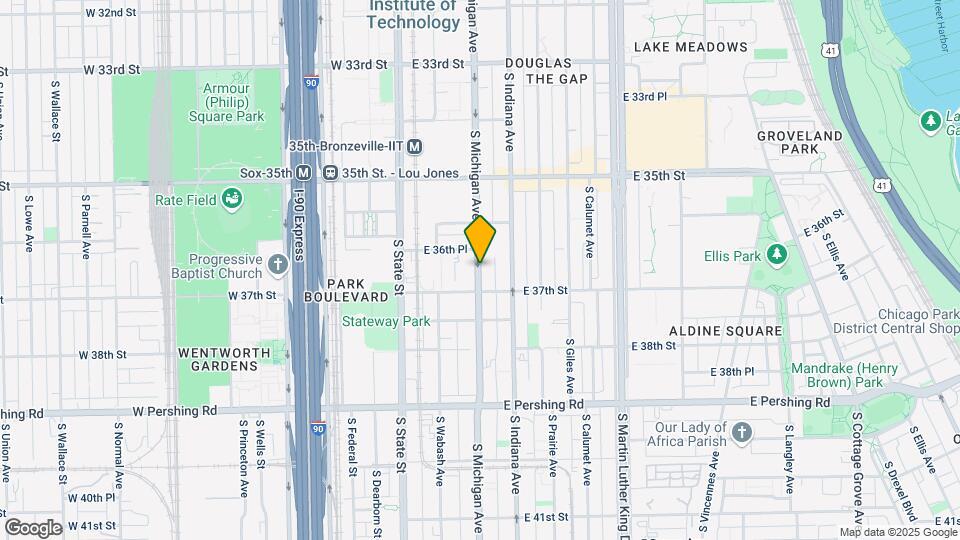 3655 S Michigan Ave Map and Location Details