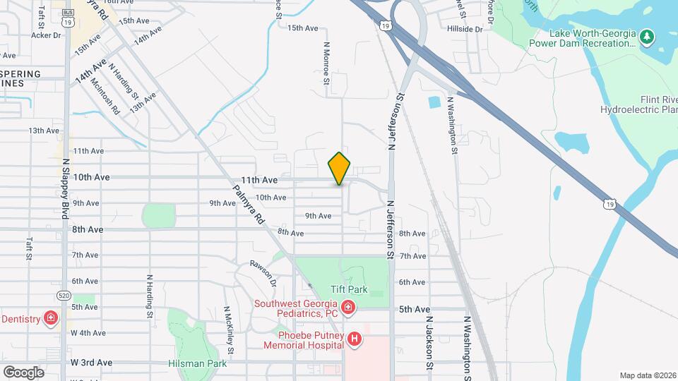 1703 N Monroe St Mapa y Detalles de la Ubicación