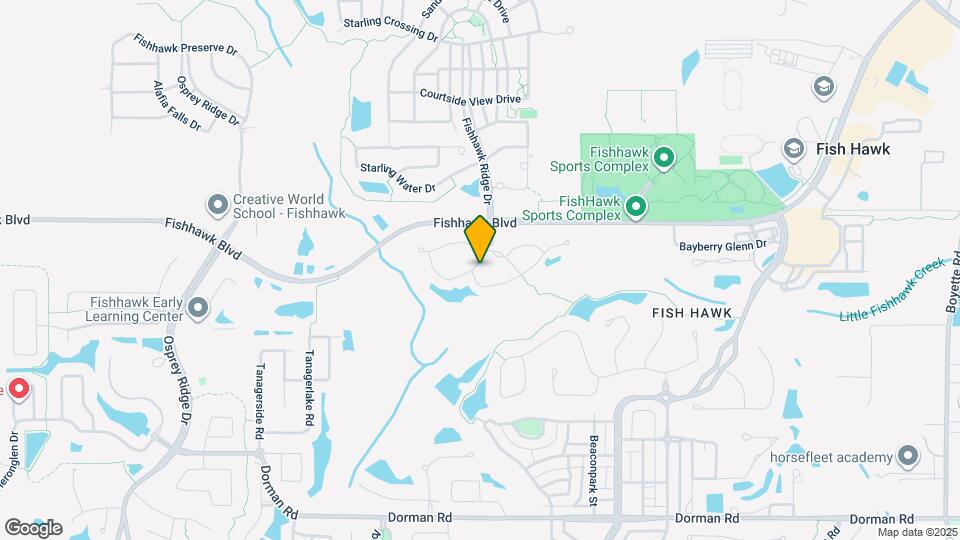 5720 Fishhawk Ridge Dr Map and Location Details