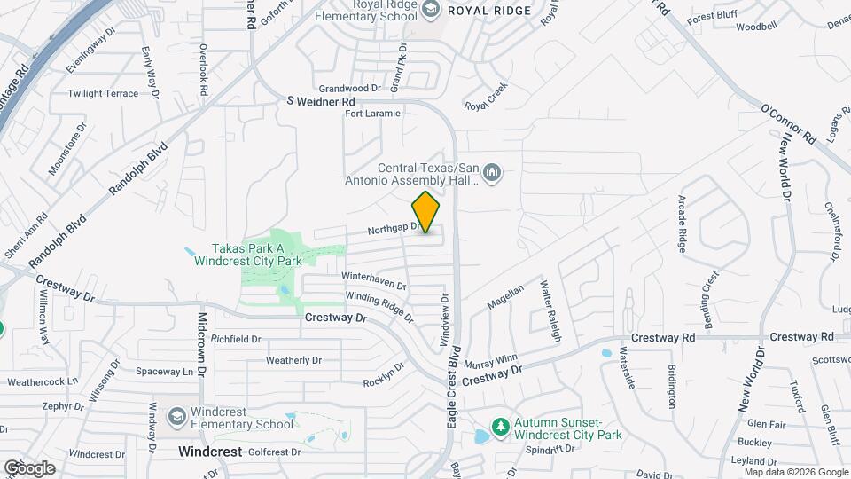6015 Windhaven Dr Map and Location Details