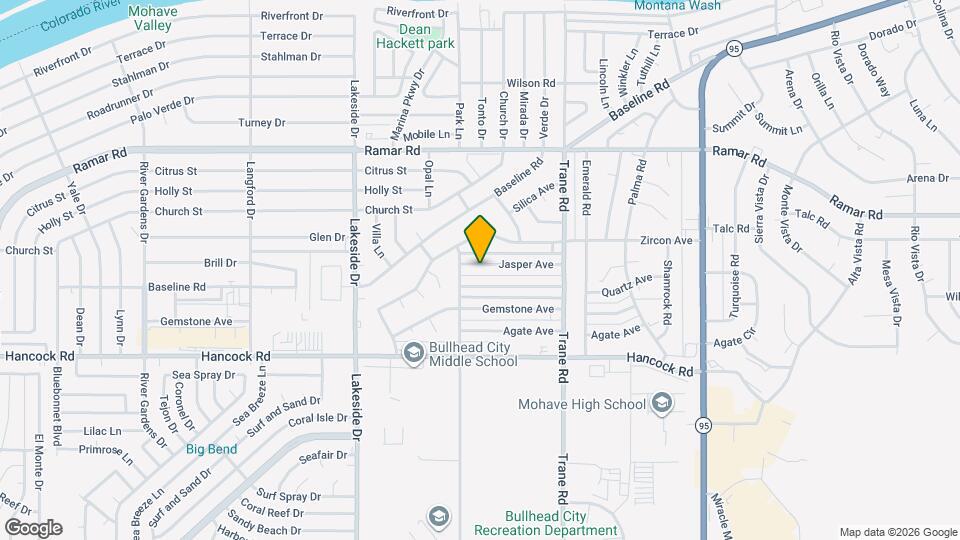 1154 Jasper Ave Map and Location Details