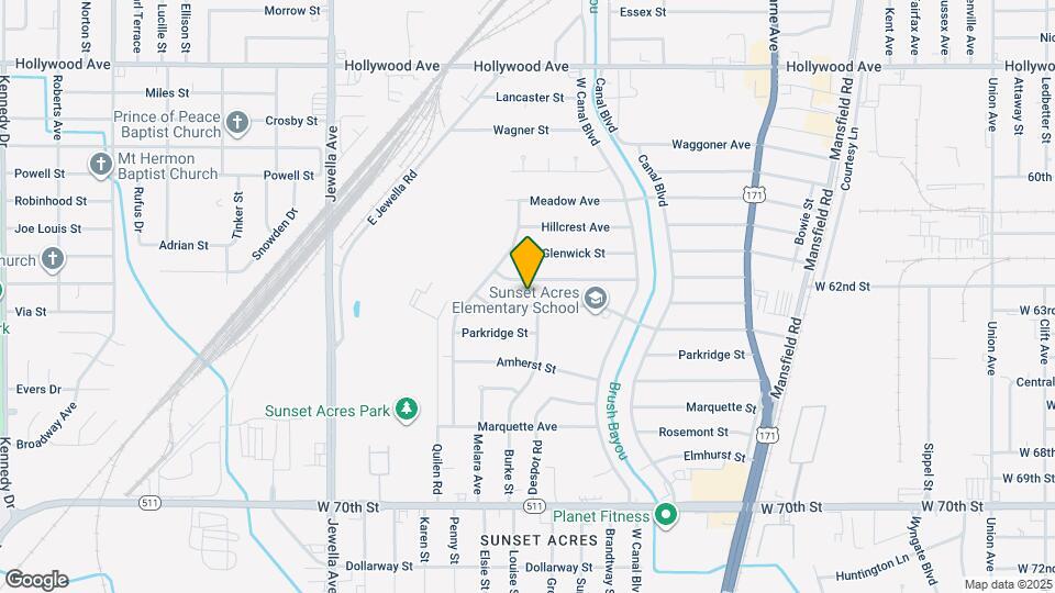 3010 Sunnybrook St Map and Location Details