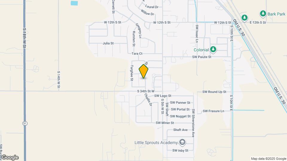 1745 Challis Dr Map and Location Details