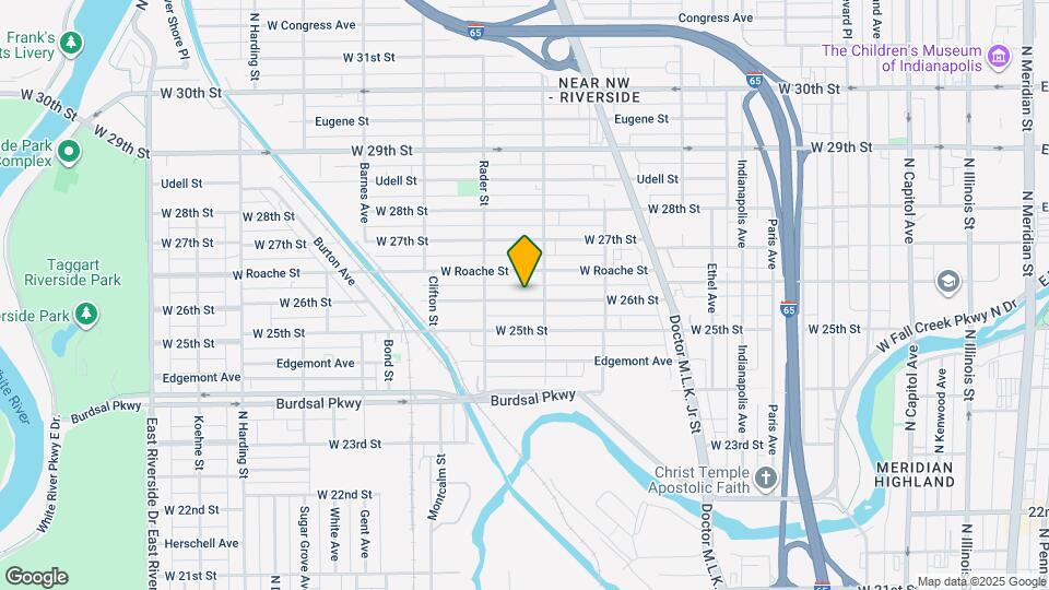 926 W 26th St Map and Location Details