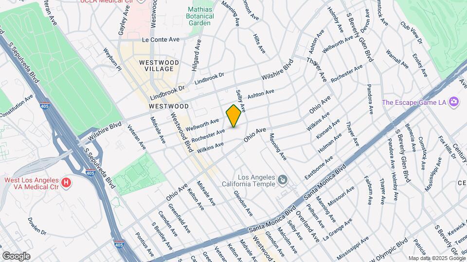 10772 Rochester Ave Map and Location Details