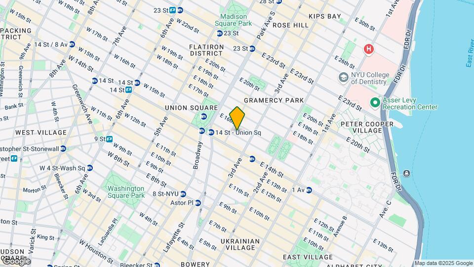 129 E 15th St Map and Location Details