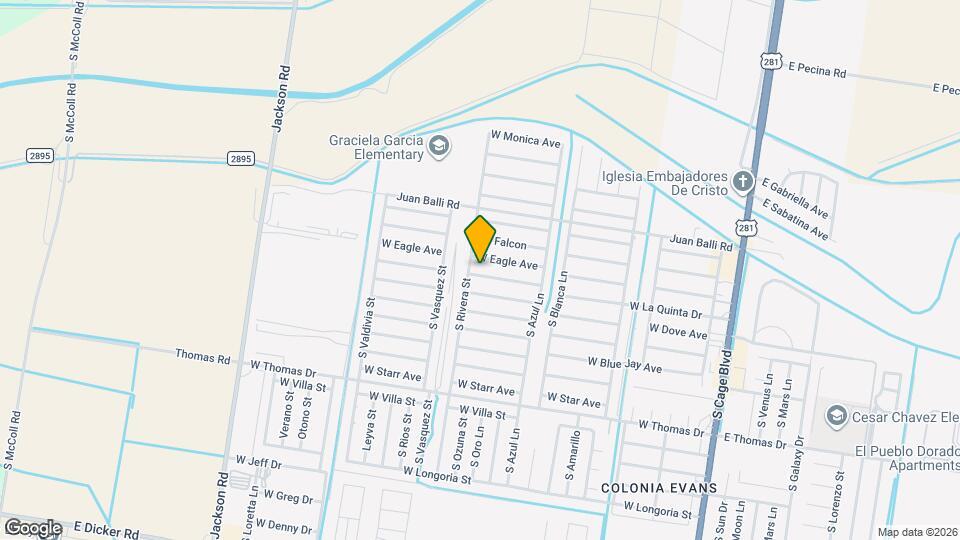 810 W La Quinta Dr Mapa y Detalles de la Ubicación