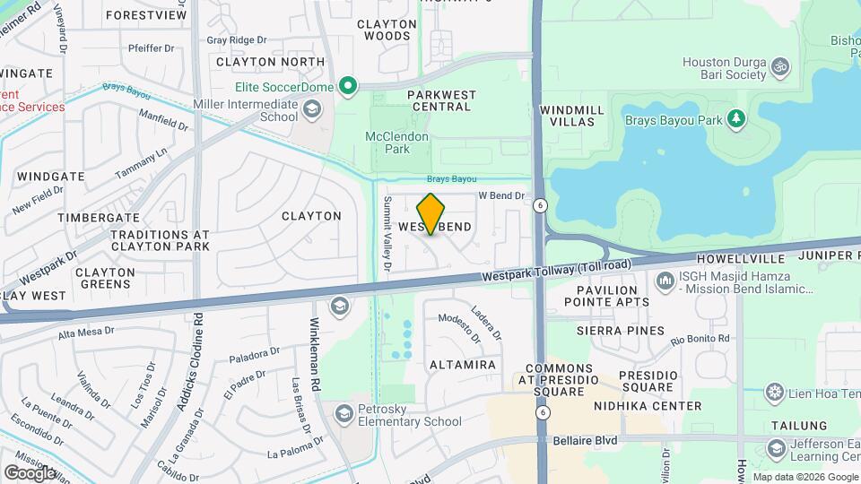 4111 Knoll Glen Dr Map and Location Details