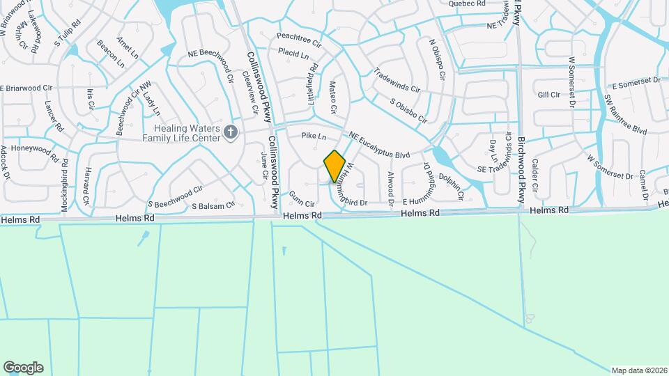 5029 W Hummingbird Dr Map and Location Details