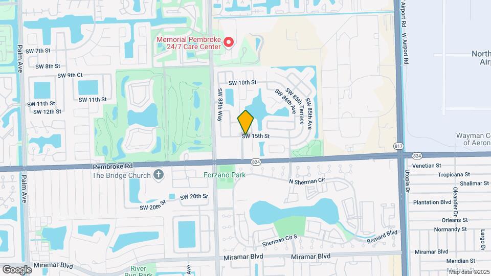 1501 SW 87th Way Map and Location Details