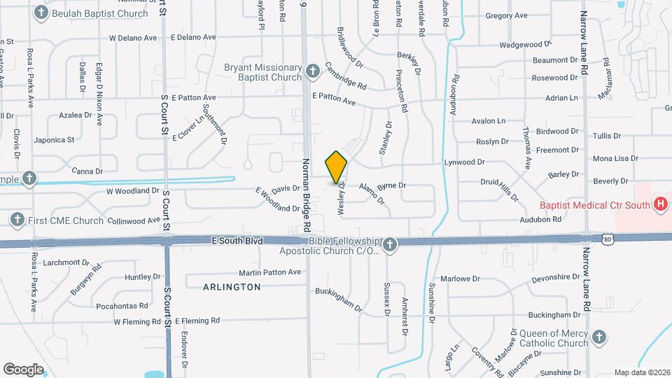 3902 Wesley Dr Map and Location Details