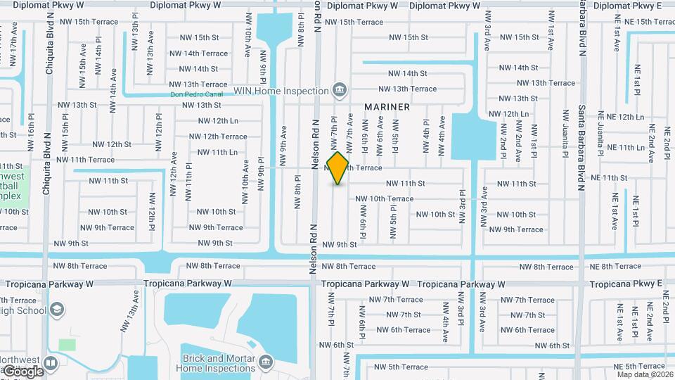 1025 NW 7th Pl Map and Location Details