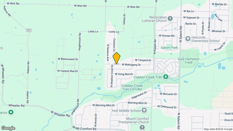 4145 W Mahogany Dr Map and Location Details
