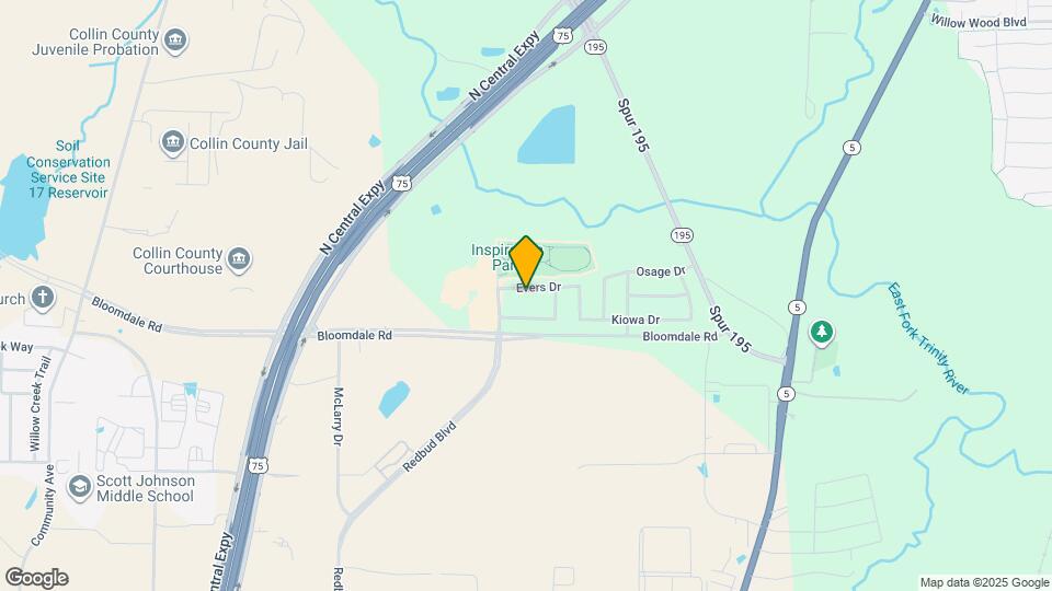 1201 Evers Dr Map and Location Details