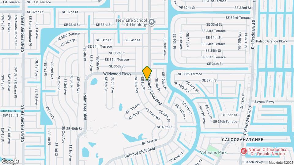 3632 Country Club Blvd Map and Location Details