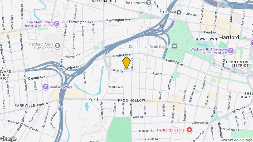 196 Russ St Map and Location Details