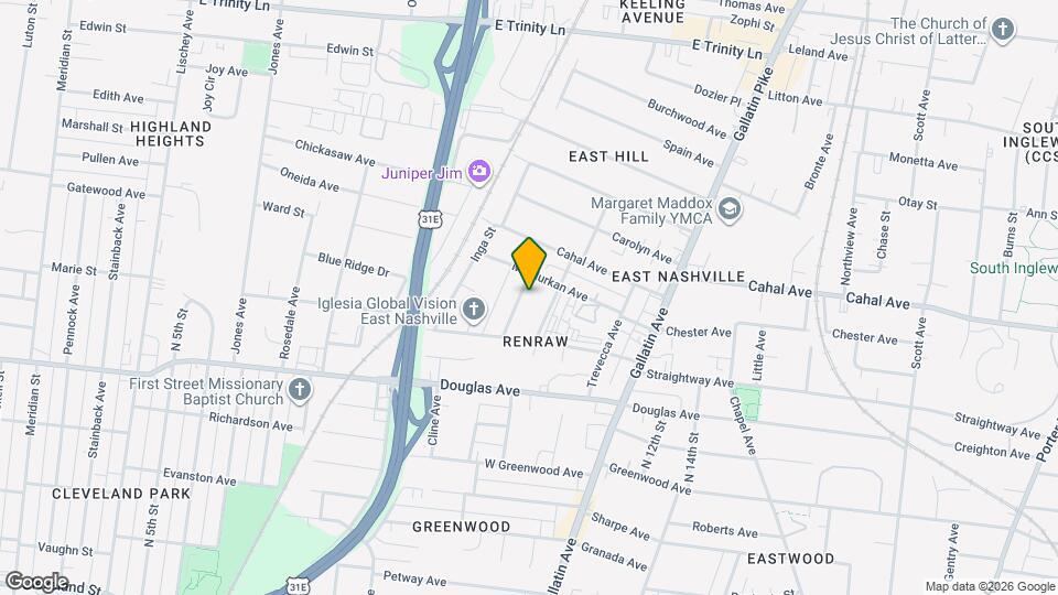 2418 Brasher Ave Map and Location Details