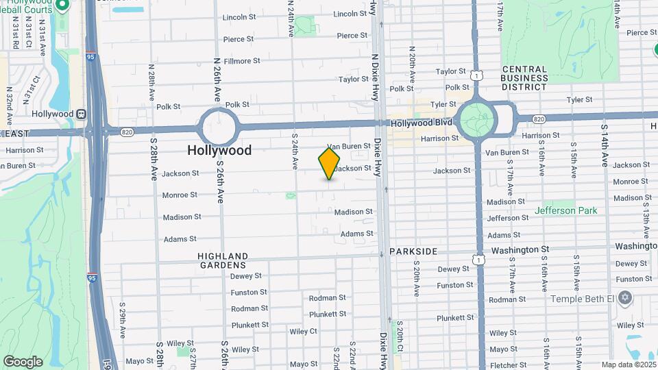 2227 Monroe St Map and Location Details