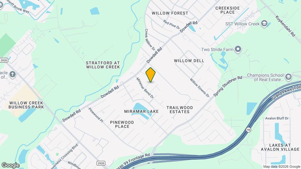 8107 Legacy Creek Dr Map and Location Details