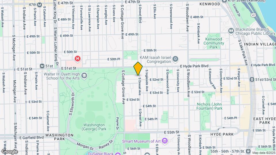 5132 S Drexel Ave Map and Location Details