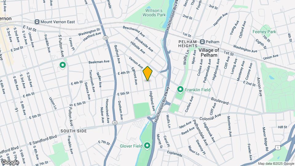 340 Highland Ave, Unit 1st floor Map and Location Details