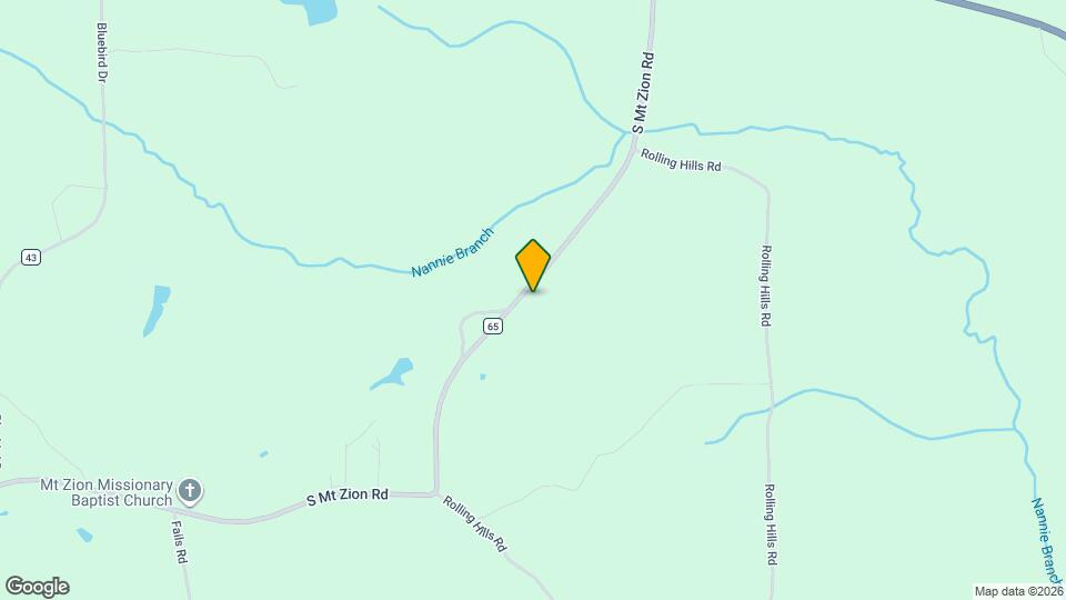 1125 S Mt Zion Rd Map and Location Details