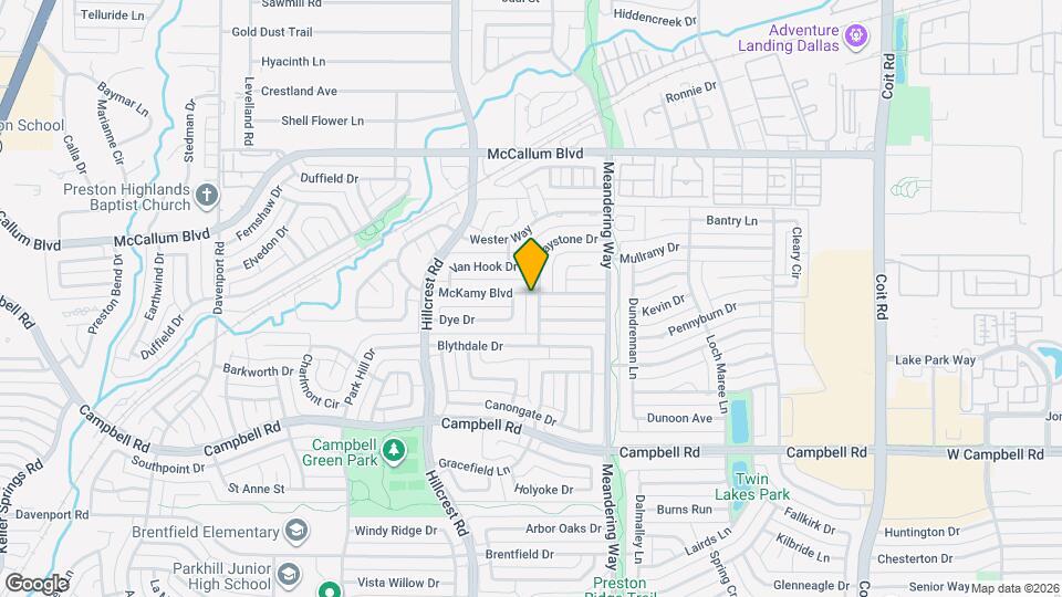 17015 Graystone Dr Map and Location Details