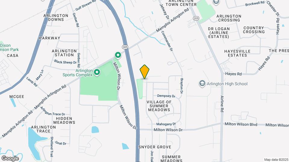5509 Milton Ridge Dr Map and Location Details