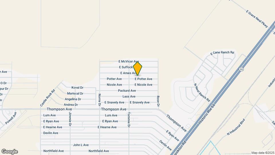 3925 E Potter Ave Map and Location Details