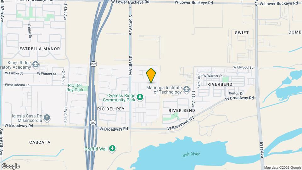 5735 W Illini St Mapa y Detalles de la Ubicación