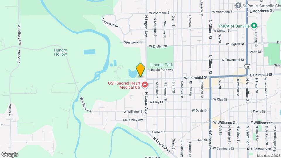 1203 W Fairchild St Map and Location Details