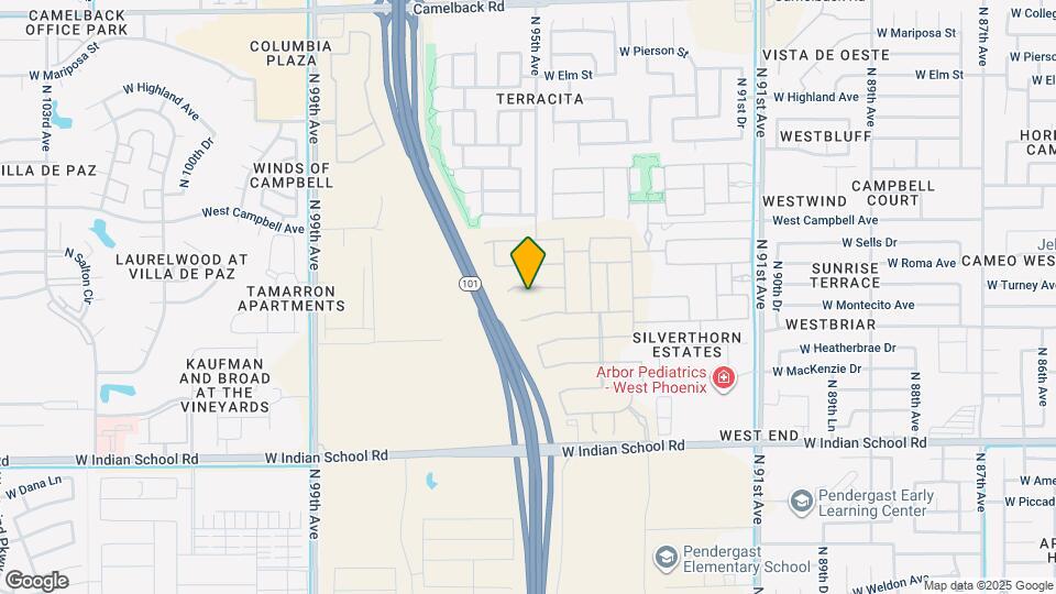 9513 W Turney Ave Map and Location Details