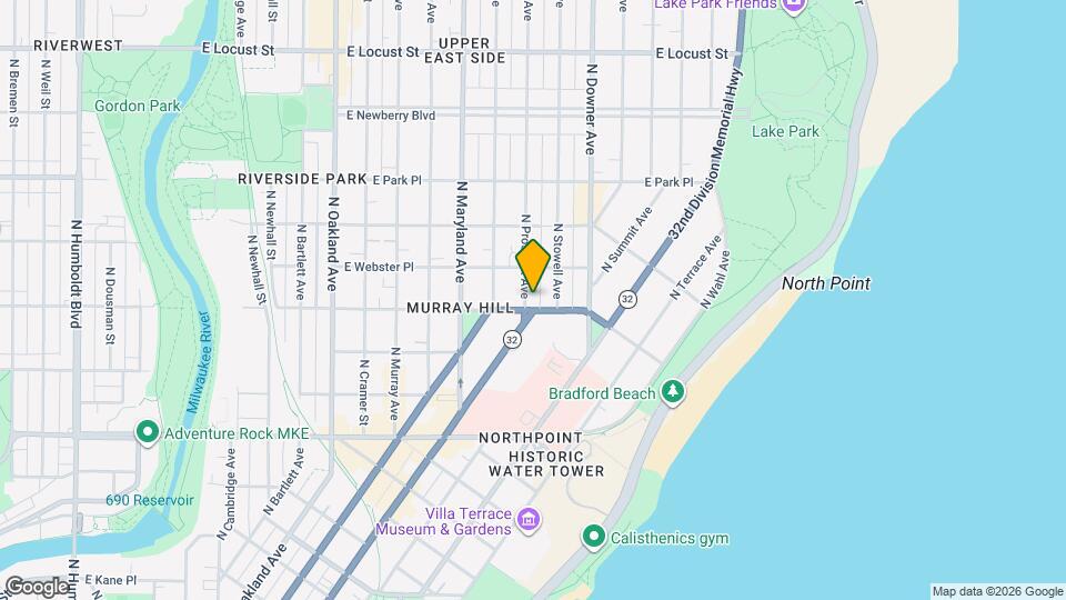 2400 E Bradford Ave, Unit 307 Map and Location Details