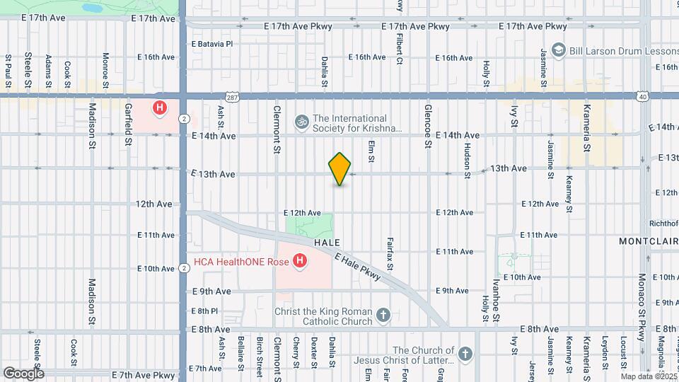 1254 Dahlia St Map and Location Details