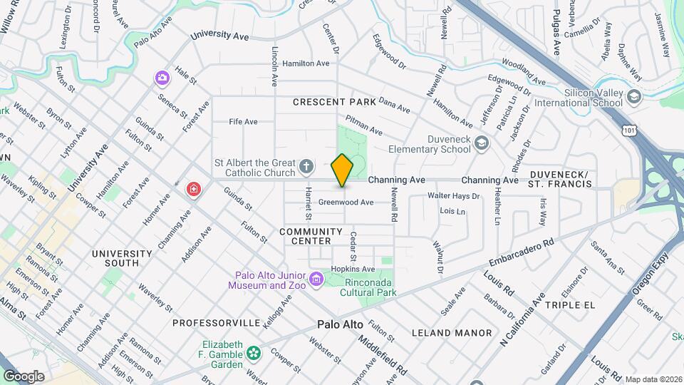 960 Hutchinson Ave Map and Location Details