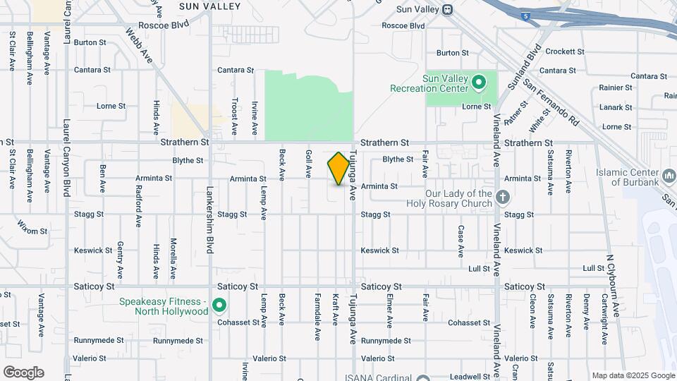 11418 Arminta St Map and Location Details