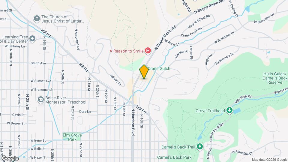 2518 N Bogus Basin Rd Map and Location Details