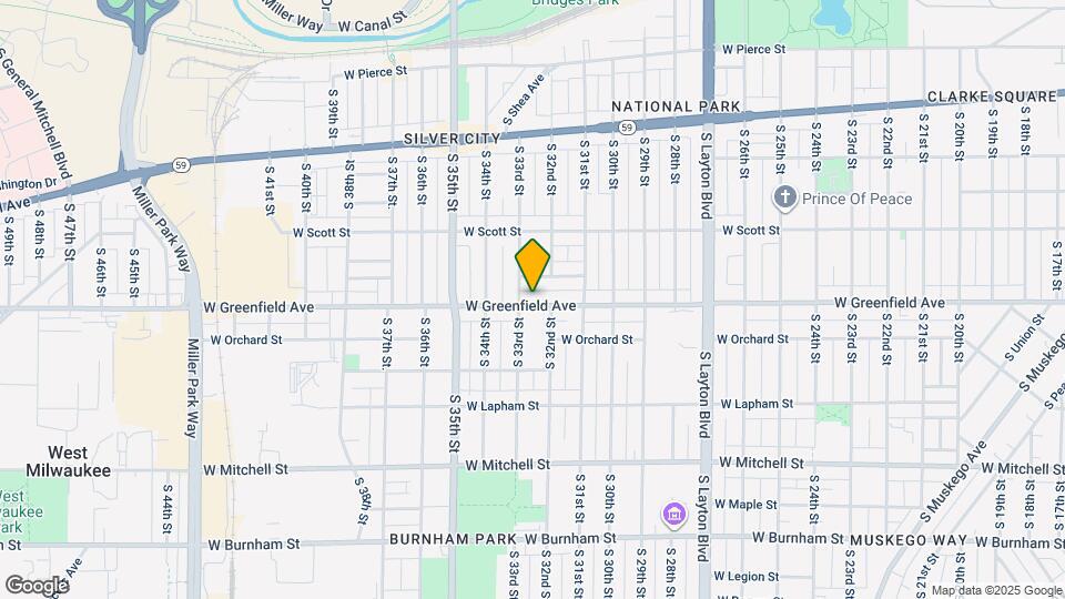 3220 W Greenfield Ave Map and Location Details