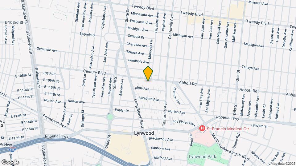 3372-3376 Martin Luther King Jr Blvd Mapa y Detalles de la Ubicación