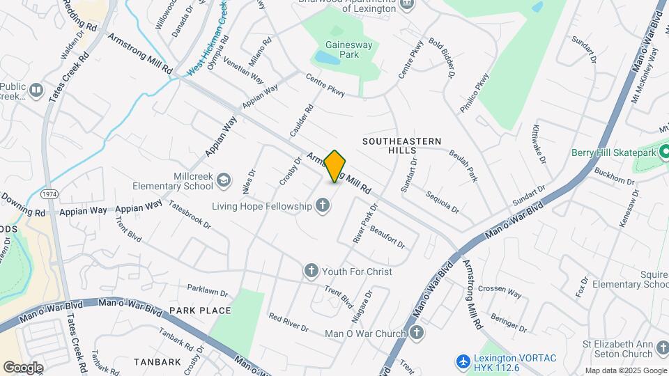 3613 Grace Dr Map and Location Details