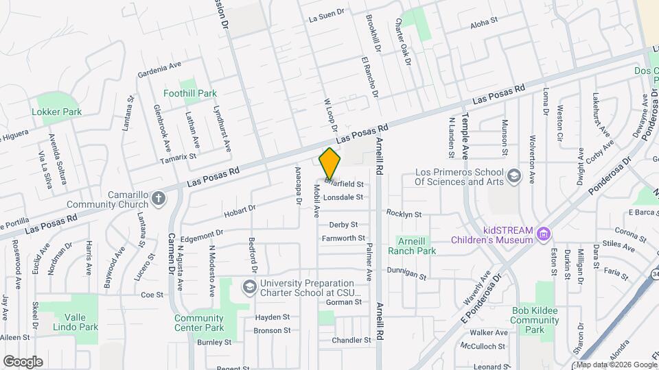 2140 Briarfield St Map and Location Details