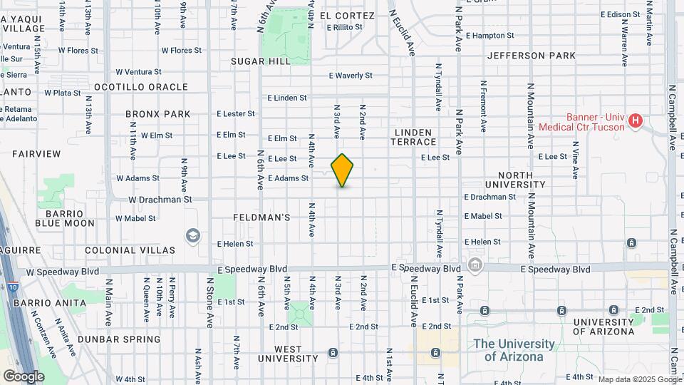 501-509 E Drachman St Map and Location Details
