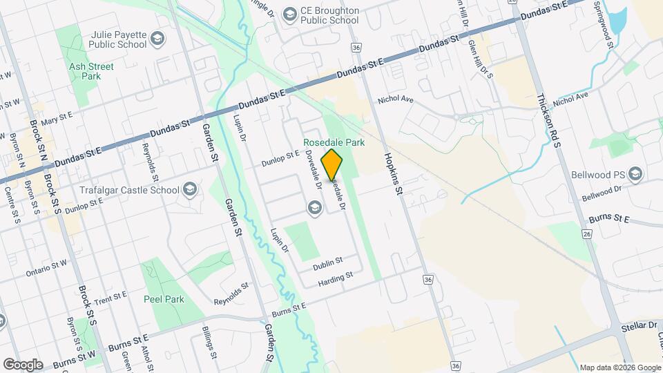 334 Rosedale Dr Map and Location Details